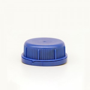 China supplier Plastic 56mm Screw Cap With Safety Ring Engine Oil Bottle P