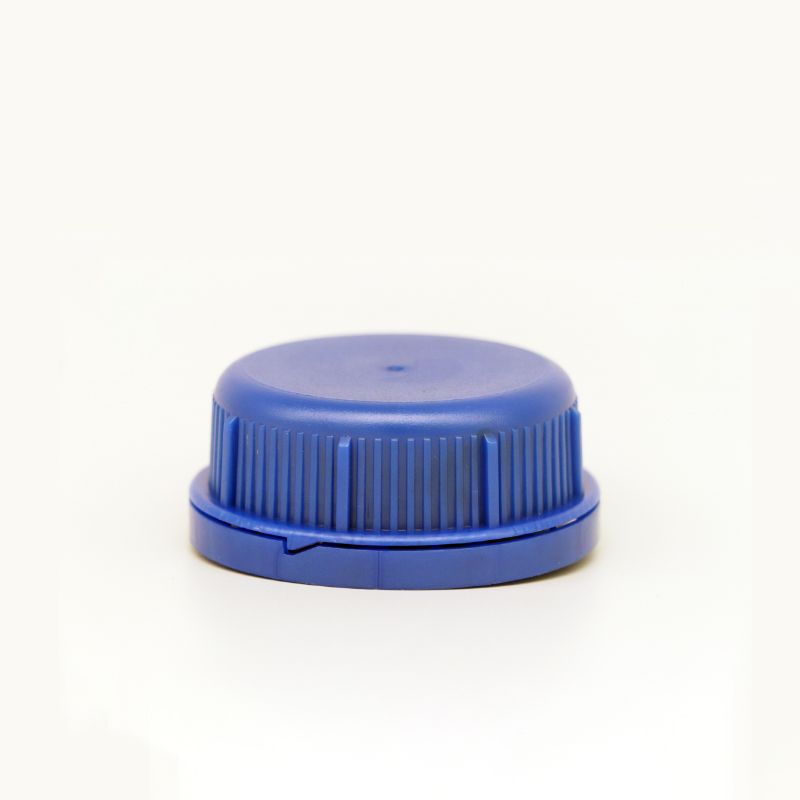 China supplier Plastic 56mm Screw Cap With Safety Ring Engine Oil Bottle