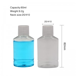 Bottiglie in PET da 60 ml