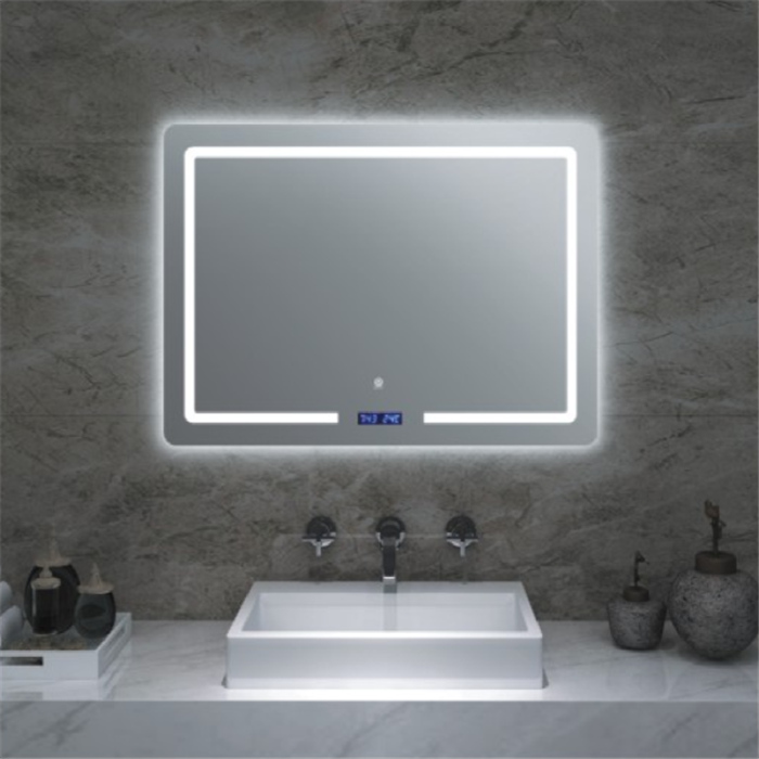 Europe style for China Luxury Hotel Modern Style Bluetooth LED Bathroom Mirror Backlit Mirror