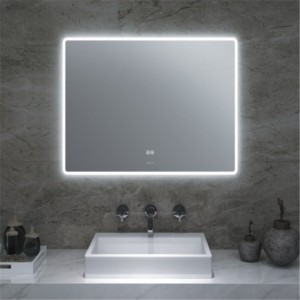 Good Quality China Wall Mount Luminous Fogless LED Bathroom Mirror Rectangle Mirror