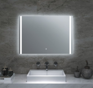 Разумна цена за китайско монтирано на стена правоъгълно декориране на дома Smart LED огледало за баня на едро