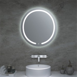 Exportador en liña China LED impermeable luz de espello de baño Espello de luz de espello montado na parede