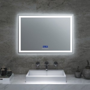 Prezzu di fabbrica China Magic Smart LED Lighted Bagno Mirror Wall Mount Mirror Hotel Mirror