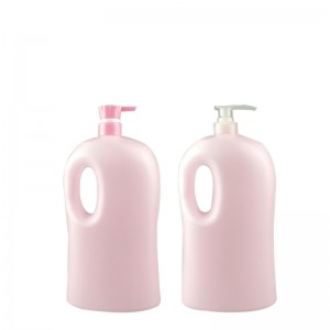 2L 粉色 带 手柄 瓶 - 白底