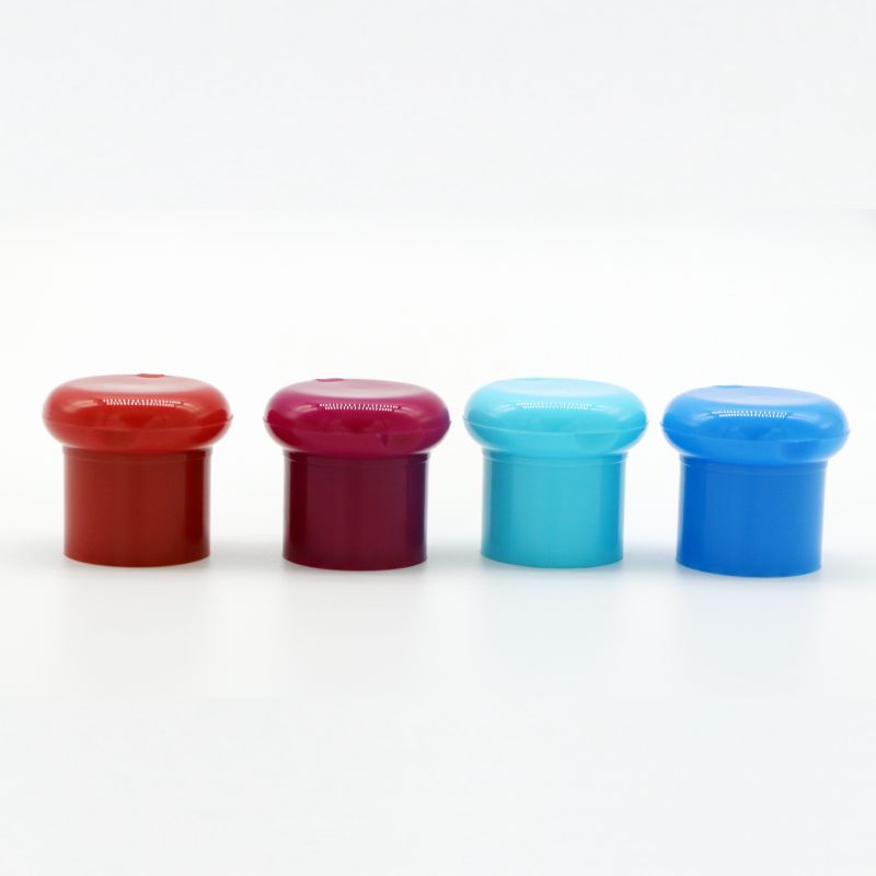 24mm Plastic Flip Top Cap Mushroom Shape Bottle Cover Cosmetic Lid China