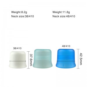 38mm 48mm Plastic Liquid Detergent Bottle Cap For Bleach Wholesale