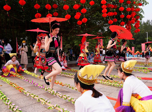 Чжуанг халык җыры Вей фестивале