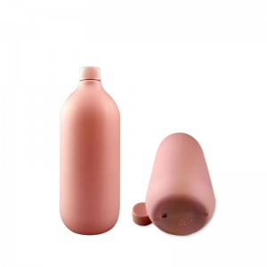 1000ml empty HDPE soft touch coffee bottle wholesale