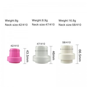 42mm 47mm 58mm Common Plastic Detergent Bottle Cap For Clothing Softer